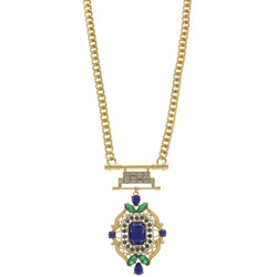 Mi Amore Pendant-Necklace Multicolor/Gold-Tone