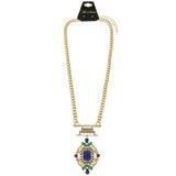 Mi Amore Pendant-Necklace Multicolor/Gold-Tone