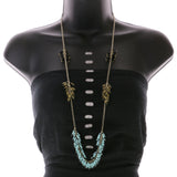 Mi Amore Necklace-Earring-Set Multicolor/Gold-Tone