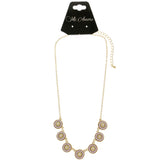 Mi Amore Fashion-Necklace Gold-Tone/Purple