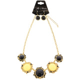 Mi Amore Necklace-Earring-Set Gold-Tone/Multicolor