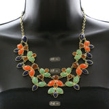 Mi Amore Necklace-Earring-Set Gold-Tone/Multicolor