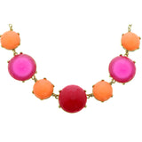 Mi Amore Necklace-Earring-Set Gold-Tone/Multicolor