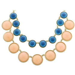 Mi Amore Necklace-Earring-Set Gold-Tone/Multicolor