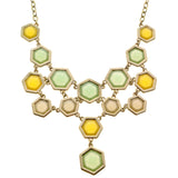 Mi Amore Necklace-Earring-Set Gold-Tone/Multicolor