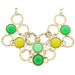 Mi Amore Necklace-Earring-Set Gold-Tone/Multicolor