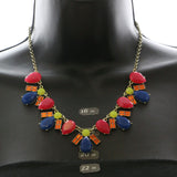 Mi Amore Necklace-Earring-Set Gold-Tone/Multicolor