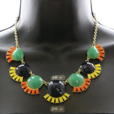 Mi Amore Necklace-Earring-Set Gold-Tone/Multicolor