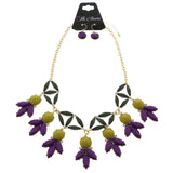 Mi Amore Necklace-Earring-Set Gold-Tone/Multicolor