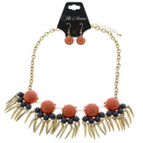 Mi Amore Necklace-Earring-Set Gold-Tone/Multicolor