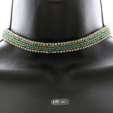 Mi Amore Choker-Necklace Black/Multicolor