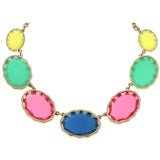 Mi Amore Necklace-Earring-Set Gold-Tone/Multicolor