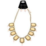 Mi Amore Necklace-Earring-Set Gold-Tone/Multicolor