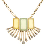 Mi Amore Fashion-Necklace Gold-Tone/Multicolor