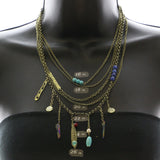 Mi Amore Necklace-Earring-Set Gold-Tone/Multicolor