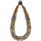 Mi Amore Statement-Necklace Gold-Tone/Multicolor