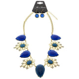 Mi Amore Necklace-Earring-Set Gold-Tone/Multicolor