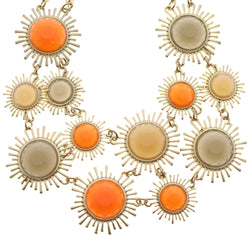 Mi Amore Necklace-Earring-Set Gold-Tone/Multicolor