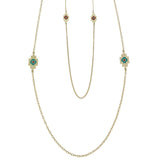 Mi Amore Necklace-Earring-Set Gold-Tone/Multicolor