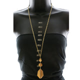 Mi Amore Pendant-Necklace Gold-Tone/Peach