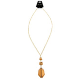 Mi Amore Pendant-Necklace Gold-Tone/Peach