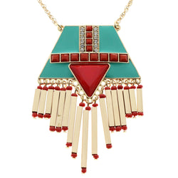 Mi Amore Pendant-Necklace Gold-Tone/Multicolor