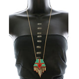 Mi Amore Pendant-Necklace Gold-Tone/Multicolor