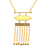 Mi Amore Necklace-Earring-Set Gold-Tone/White