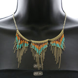 Mi Amore Fashion-Necklace Gold-Tone/Multicolor