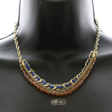 Mi Amore Fashion-Necklace Gold-Tone/Multicolor