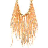 Mi Amore Necklace-Earring-Set Pink/Gold-Tone