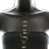 Mi Amore Necklace-Earring-Set Gold-Tone/Multicolor