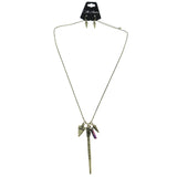 Mi Amore Stake Arrowhead Necklace-Earring-Set Gold-Tone & Multicolor