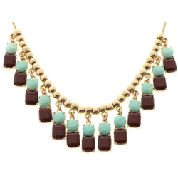 Mi Amore Necklace-Earring-Set Gold-Tone/Multicolor