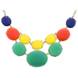 Mi Amore Necklace-Earring-Set Gold-Tone/Multicolor