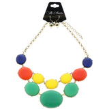 Mi Amore Necklace-Earring-Set Gold-Tone/Multicolor