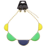 Mi Amore Necklace-Earring-Set Gold-Tone/Multicolor