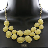 Mi Amore Necklace-Earring-Set Gold-Tone/Yellow