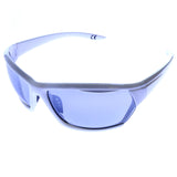 Mi Amore UV protection Semi-Rimless-Sunglasses White/Gray
