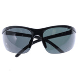 Mi Amore UV protection Shatter resistant Polycarbonate Semi-Rimless-Sunglasses Black & Green