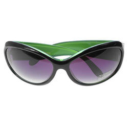 Mi Amore UV protection Oversize-Sunglasses Black/Green
