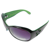 Mi Amore UV protection Oversize-Sunglasses Black/Green