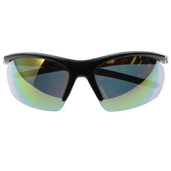 Mi Amore UV protection Shatter resistant Polycarbonate Semi-Rimless-Sunglasses Black & Red