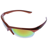 Mi Amore UV protection Shatter resistant Polycarbonate Semi-Rimless-Sunglasses Orange & Yellow