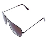 Mi Amore UV protection Shatter resistant Polycarbonate Aviator-Sunglasses Bronze-Tone & Brown