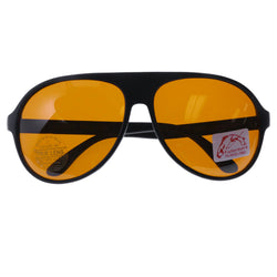 Mi Amore UV Protection Aviator-Sunglasses Black/Yellow