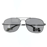 Mi Amore UV protection Shatter resistant Polycarbonate Aviator-Sunglasses Silver-Tone & Black