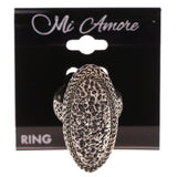 Mi Amore Sized-Ring Silver-Tone Size 9.00