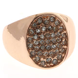 Mi Amore Crystal Sized-Ring Rose-Gold-Tone Size 7.00