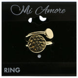 Mi Amore Multiple-Ring-Set Gold-Tone Size 7.00